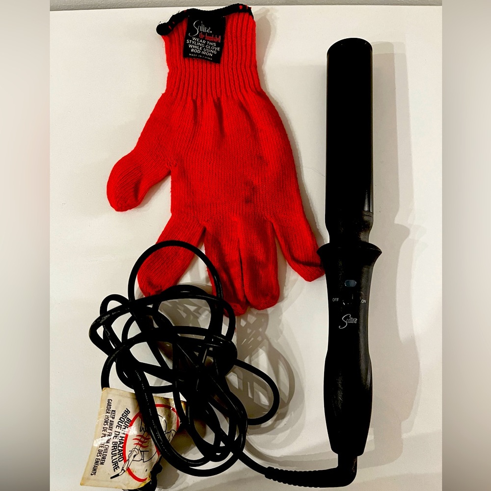 Sultra Clipless 1”1/4 Curl Wand with heat glove